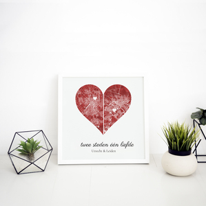 Jouw Hartstadkaarten: Verbind Je Liefde, Personaliseer nu!