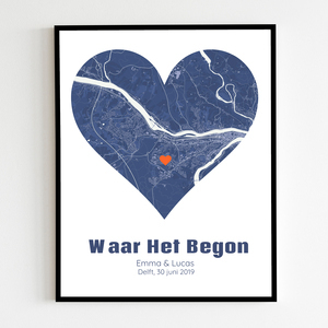Persoonlijke Hartkaart - Vier Jullie Liefde in Passau met Eigen Marker!