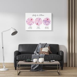 Creëer jouw unieke roze stadkaart: verliefd, verloofd, getrouwd!